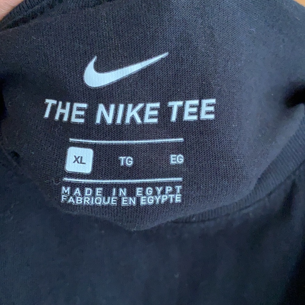 Nike Air Black & Gold Short Sleeve T-Shirt Men's XL - Picture 3 of 3